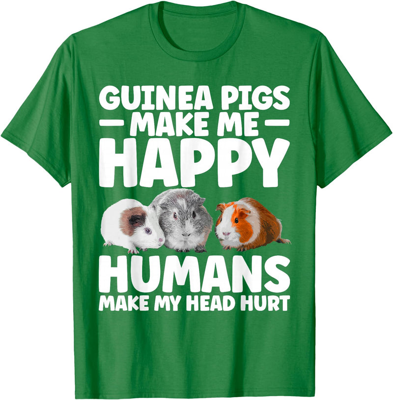 Guinea Pig Gift Guinea Pig Accessories & Stuff Funny Guinea Pig Clothes Men Women Rodent Guinea Pig Lover T-Shirt - Kelly Green