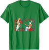 Knights Templar Rabbit - Medieval Renaissance Fair T-Shirt in Kelly Green