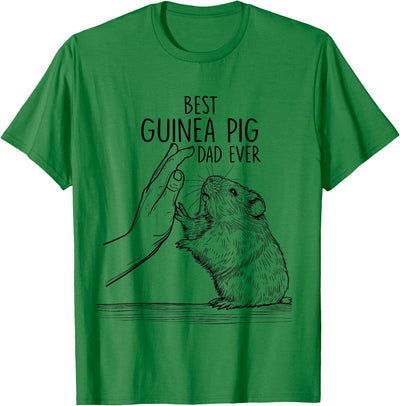 Funny Best Guinea Pig Dad Ever Fathers Day Best Daddy T-Shirt