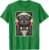Haunted Spooky Halloween Gifts Halloween Vampire Pug Pugs T-Shirt - Kelly Green