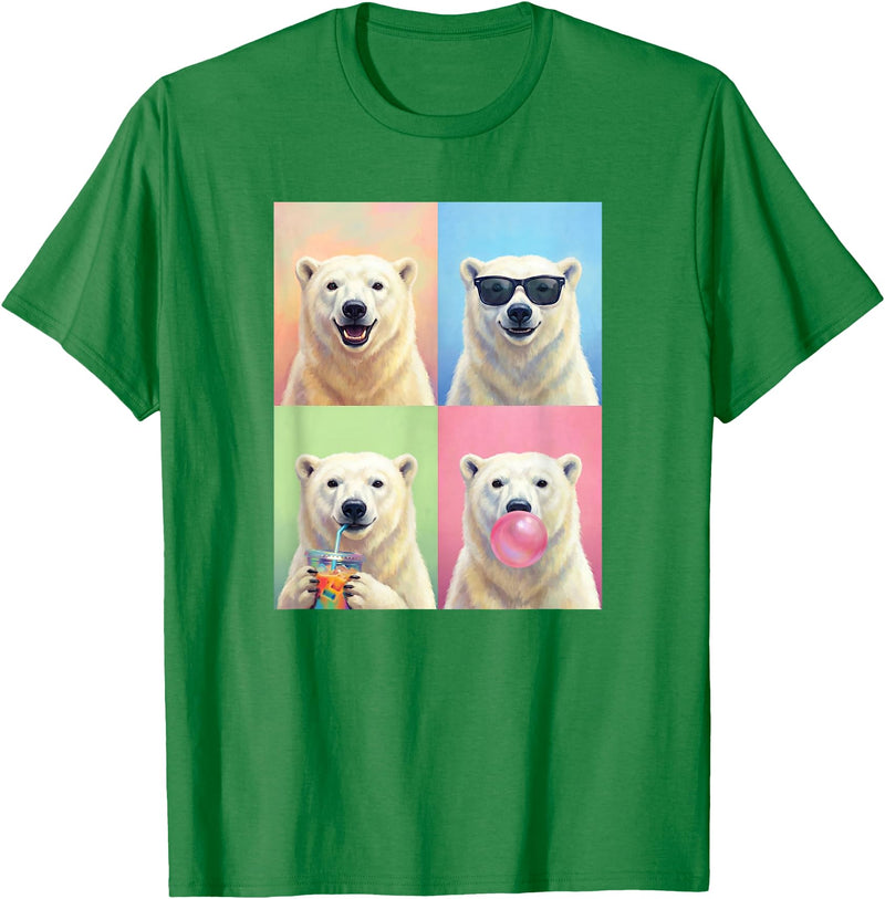 polar bears polar bear Shop Polar Bears Funny Polar Bear T-Shirt - Kelly Green