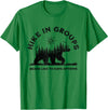 Hiking Bear Apparel Hike in Groups Bears Like to Have Options Funny Camping T-Shirt - Kelly Green