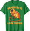 Happiness Is A Golden Lion Tamarin Tees Co. Glück ist ein Goldener Löwe Tamarin Monkeys Zoo Keeper T-Shirt - Kelly Green