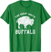 We Are Wildlife The Great White Buffalo T-Shirt Native American Inspired T-Shirt - Kelly Green