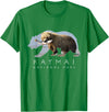 Katmai National Park Landscape Shirts & Gifts Alaskan Bear Katmai National Park Lake Image Alaska Souvenir T-Shirt - Kelly Green