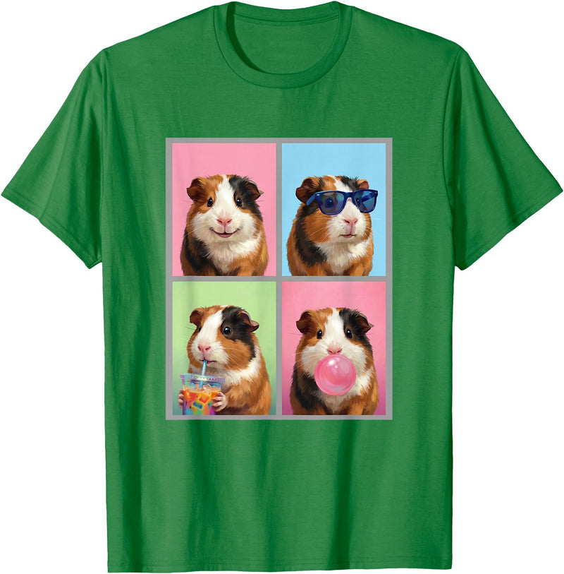 guinea pigs guinea pig Shop Guinea Pigs Funny Guinea Pig T-Shirt - Kelly Green