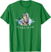 Alice in Wonderland - Floral - It's Aways Tea Time Rabbit T-Shirt in Kelly Green