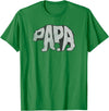 Trendy Apparel Trendy Centered Classic Papa Bear T-Shirt - Kelly Green