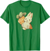 Cute Watercolor Kawaii Kids Girls Women Carrot Bunny Lover Hoodie in Kelly Green