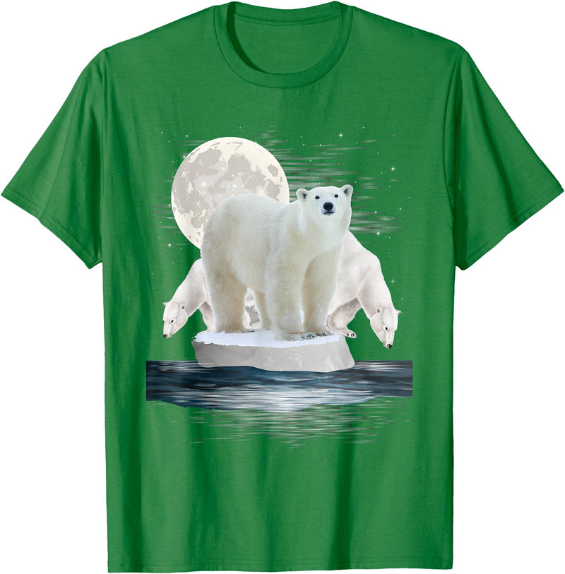 Funny Polar Bear Shirts Polar Bears - Wildlife Zoo Animal Lover Zookeeper Nature T-Shirt Small - Kelly Green