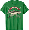 Fishing Teez Salmon Fishing T-Shirt T-Shirt - Kelly Green