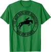 The Best Dads Have Daughters Who Ride Horses Father's Day T-Shirt - Kelly Green