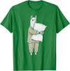 Sleeping & Napping Funny Designs For Nap Lovers Funny Sleepy Llama Alpaca Pajama Women Kids Boys And Girls T-Shirt - Kelly Green