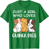 Guinea Pig Gifts & Prints Guinea Pig Shirt Girls Guinea Pig Gifts Women Guinea Pig T-Shirt - Kelly Green