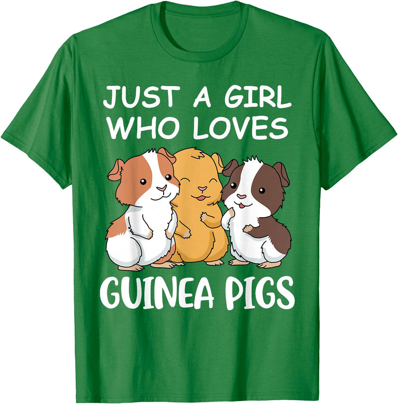 Guinea Pig Gifts & Prints Guinea Pig Shirt Girls Guinea Pig Gifts Women Guinea Pig T-Shirt - Kelly Green