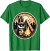 Happy Easter Bunny Rabbit Camping Camper Men Women Kids Cute T-Shirt in Kelly Green