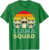 Funny Llama Gift Llama Lover Accessories & Stuff Funny Llama Design for Men Women Llama Alpaca Farm Animal T-Shirt - Kelly Green