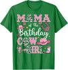 Birthday Girl CowGirl Matching Family Mama Of The Birthday Cow-Girl Rodeo Cow Girl Birthday T-Shirt - Kelly Green