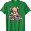 Colorful Teddy Art I Kids Teddy Bear Cute Teddy DJ T-Shirt - Kelly Green