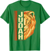 Hebrew Israelite Judah lion Lion of Judah Lion Hebrew Israelites jewish T-Shirt - Kelly Green