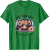 Don't Look Back You're Not Going That Way Cow Tee Don't Look Back You're Not Going That Way, Cow Funny T-Shirt - Kelly Green