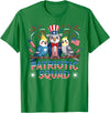 Cockatiel Parakeet Bird 4th Of July Bird Lover Patriotic Cockatiel Parakeet Bird Birdwatching 4th of July T-Shirt - Kelly Green