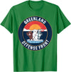 Greenland Defense Front Polar Bear tee Greenland Guard Polar Bear Spear Arctic Emblem T-Shirt - Kelly Green