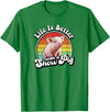 Funny Girls Piggy Mom Farm Gift T Shirts & Hoodies Mens Womens Retro Vintage Life Is Better Cute Show Pig Lover T-Shirt - Kelly Green