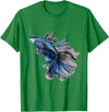 Wistful Blue Beta Fish T-Shirt - Kelly Green