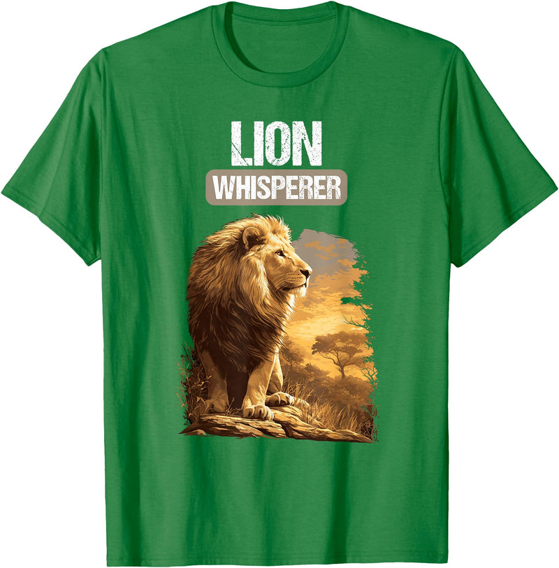 Lions Lion Lovers Shop Lions Lion Whisperer T-Shirt - Kelly Green