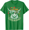 Cinco De Mayo Fiesta Moo Tees Vintage Highland Cow Cinco De Mayo Funny Retro Fiesta Design T-Shirt - Kelly Green