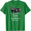 Cow Angus Tagging Things Way Before It Was Cool Black Angus T-Shirt - Kelly Green