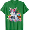 Funny Gaming Game Bunny Rabbit Easter Men Boy Toddler Kid T-Shirt in Kelly Green