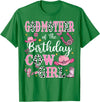 Birthday Girl CowGirl Matching Family GodMother Of The Birthday Cow-Girl Rodeo Cow Girl Birthday T-Shirt - Kelly Green