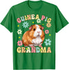 Guinea Pig Rodent Pet Owner Gifts Guinea Pig Grandma Groovy Guinea Pig T-Shirt - Kelly Green