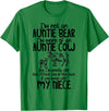 I'm Not An Auntie Bear I'm More Of An Auntie Cow T-Shirt - Kelly Green