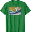 Kids Animal Wheek Cavy Mom Gift T Shirts & Hoodies Funny Retro Vintage Surfing A Great Wave Guinea Pig Lover T-Shirt - Kelly Green