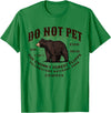 Do Not Pet the Chonky Forest Fluffs Wyoming Quote Yellowstone National Park Black Bear Funny Souvenir T-Shirt - Kelly Green