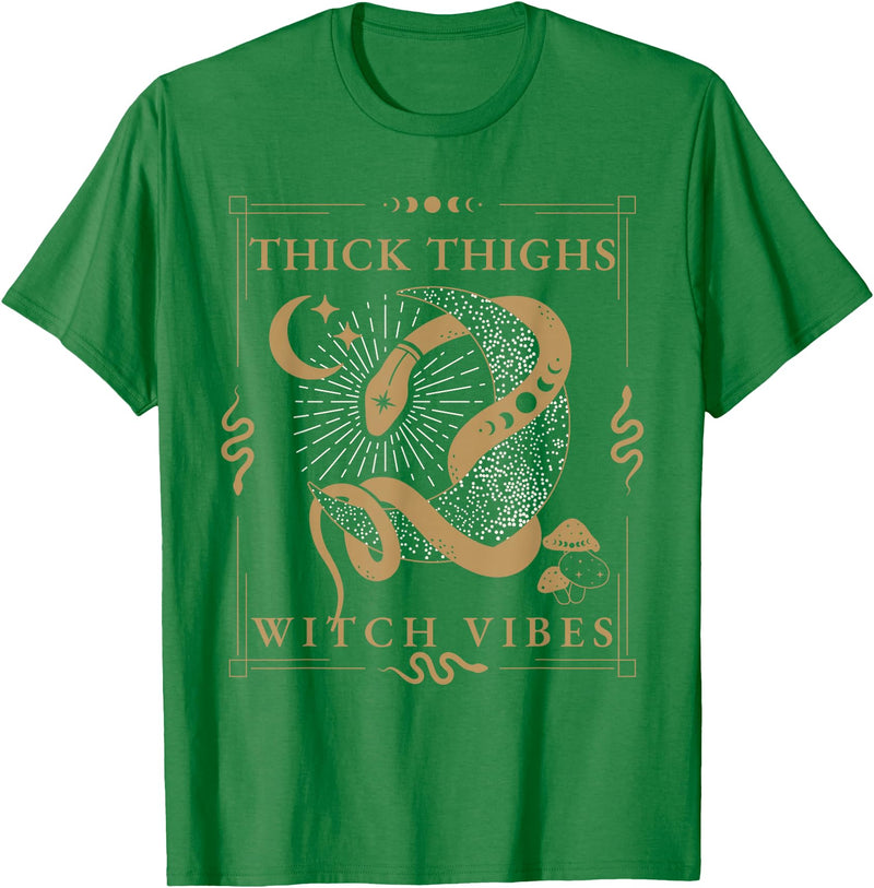 Snakes & Tarot Aesthetic Thick Thighs Witch Vibes Snakes & Tarot Tattoo Aesthetic Thick Thighs Witch Vibes T-Shirt - Kelly