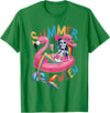 Summer Halloween Summerween Summerween Mermaid Skeleton Flamingo Summer Halloween Women T-Shirt - Kelly Green