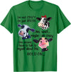 Cow I'm Not Crazy I'm Just Special Funny Cow I'm Not Crazy I'm Just Special Maybe I'm Crazy T-Shirt - Kelly Green