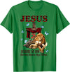 Unknow FAITH Jesus Lion Lamb Heaven Know My Name T-Shirt - Kelly Green