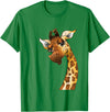 Funny giraffe t-shirt animal love zoo and safari Love giraffe Women wildlife giraffe Lovers tee for kids girl T-Shirt - Kelly Green