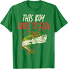BoredKoalas Fish Fishing Shirts Fisherman Gifts This Boy Loves To Fish Bass Fishing Family Matching Men Gift T-Shirt - Kelly Green