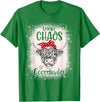 Funny Appreciation Chaos Coordinator for Women Men Funny Heifer Bleached Chaos Coordinator Teachers Boss Women T-Shirt -