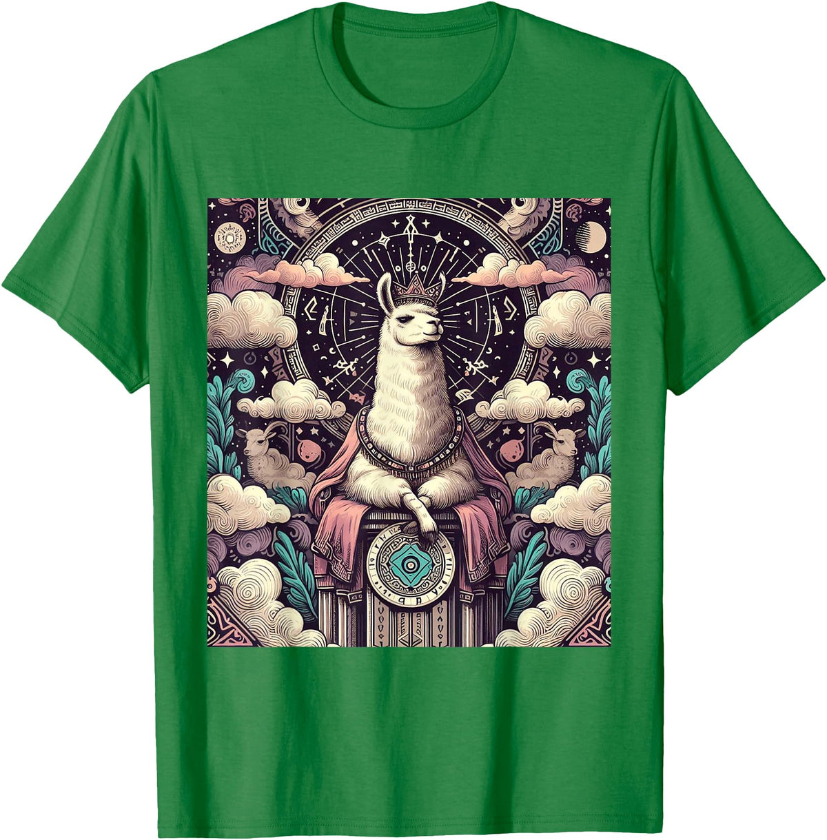 Check out my Llama Shirts Llama tarot card T-Shirt - Kelly Green