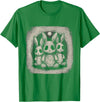 Creepy Bunny Rabbits Easter Horror Goth Grunge Alt Aesthetic T-Shirt in Kelly Green
