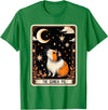 The Guinea Pig Tarot Card Women Men Kids Stars with Moon T-Shirt - Kelly Green