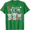 250th Patriotic 250 Years of Freedom 250th America Funny Pigs Patriotic 250 Years of Freedom T-Shirt - Kelly Green