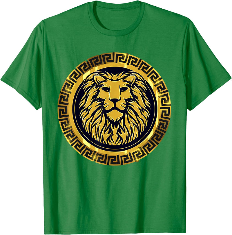 Open Mind GOLDEN LION KING T-Shirt - Kelly Green